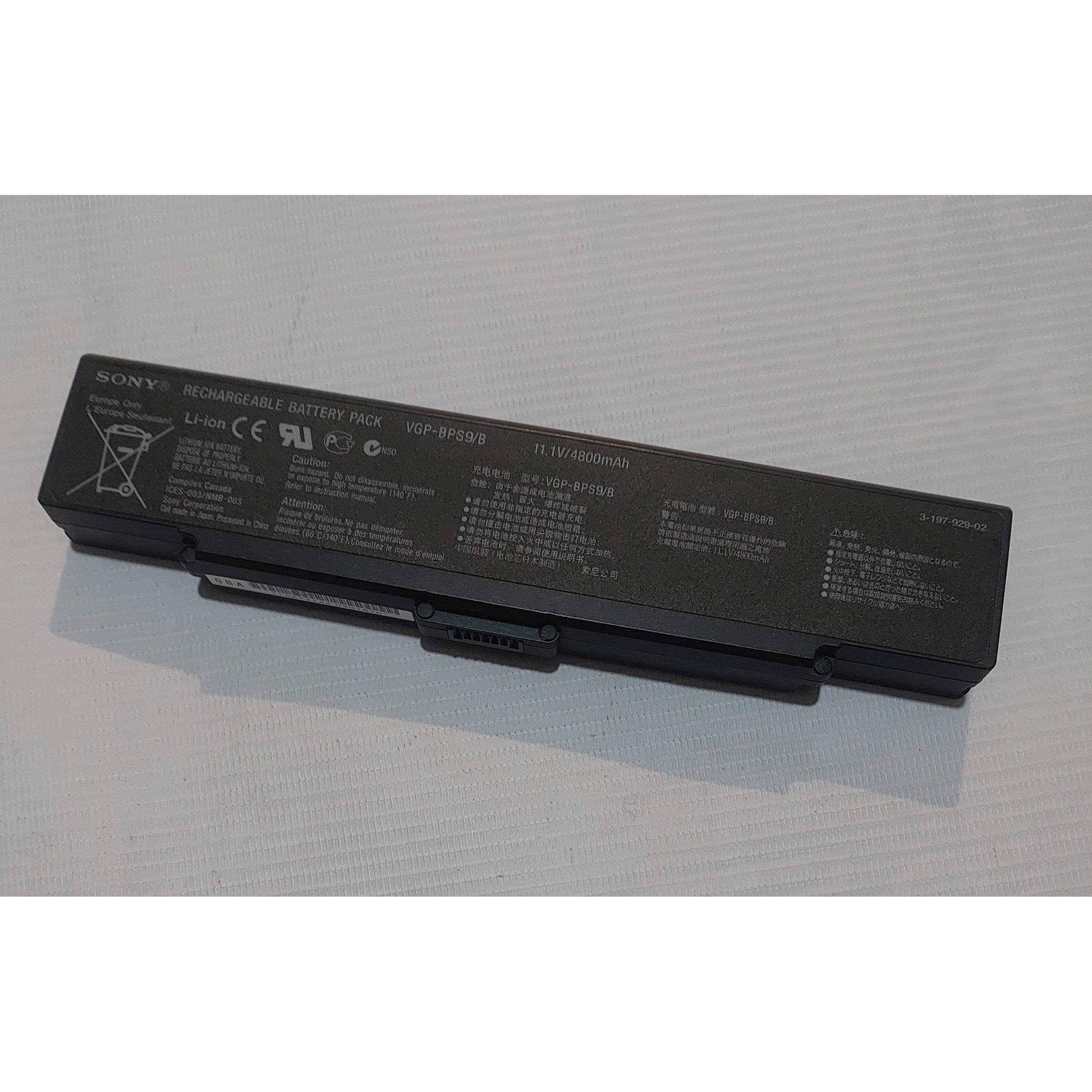 باتری لپ تاپ سونی SONY مدل VGP-BPS9/B (کد تخفیف)