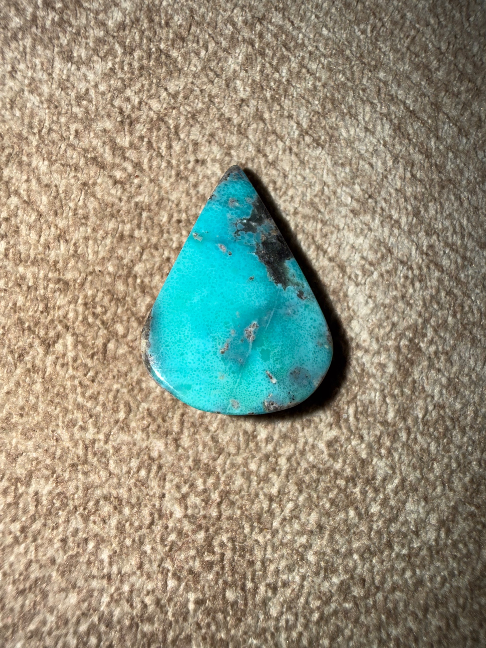 فیروزه اصل نیشابور زنده مدل اشکی بزرگ کد 59