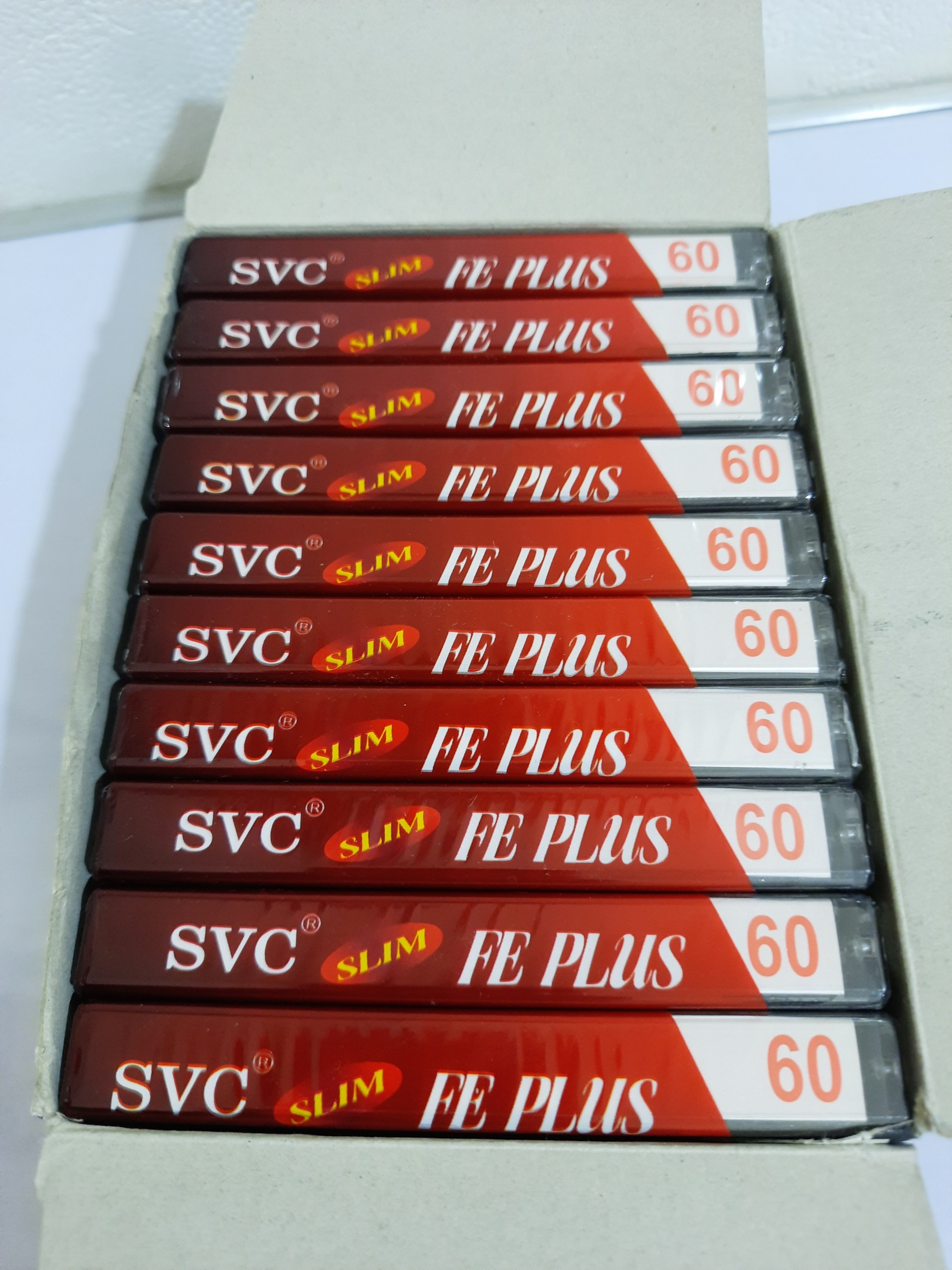 جعبه 10تایی نوار کاست خام اس وی سی svc