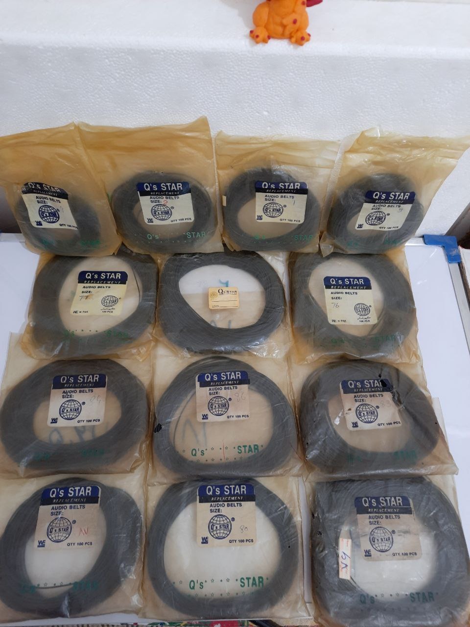 30 عدد تسمه ژاپنیQ s,star در 15سایز