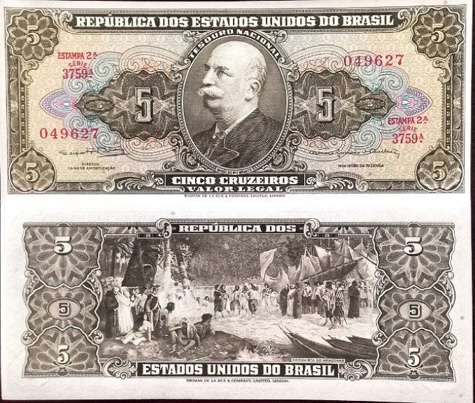 تک بانکی 5 کروزیروس برزیل طرح دلار