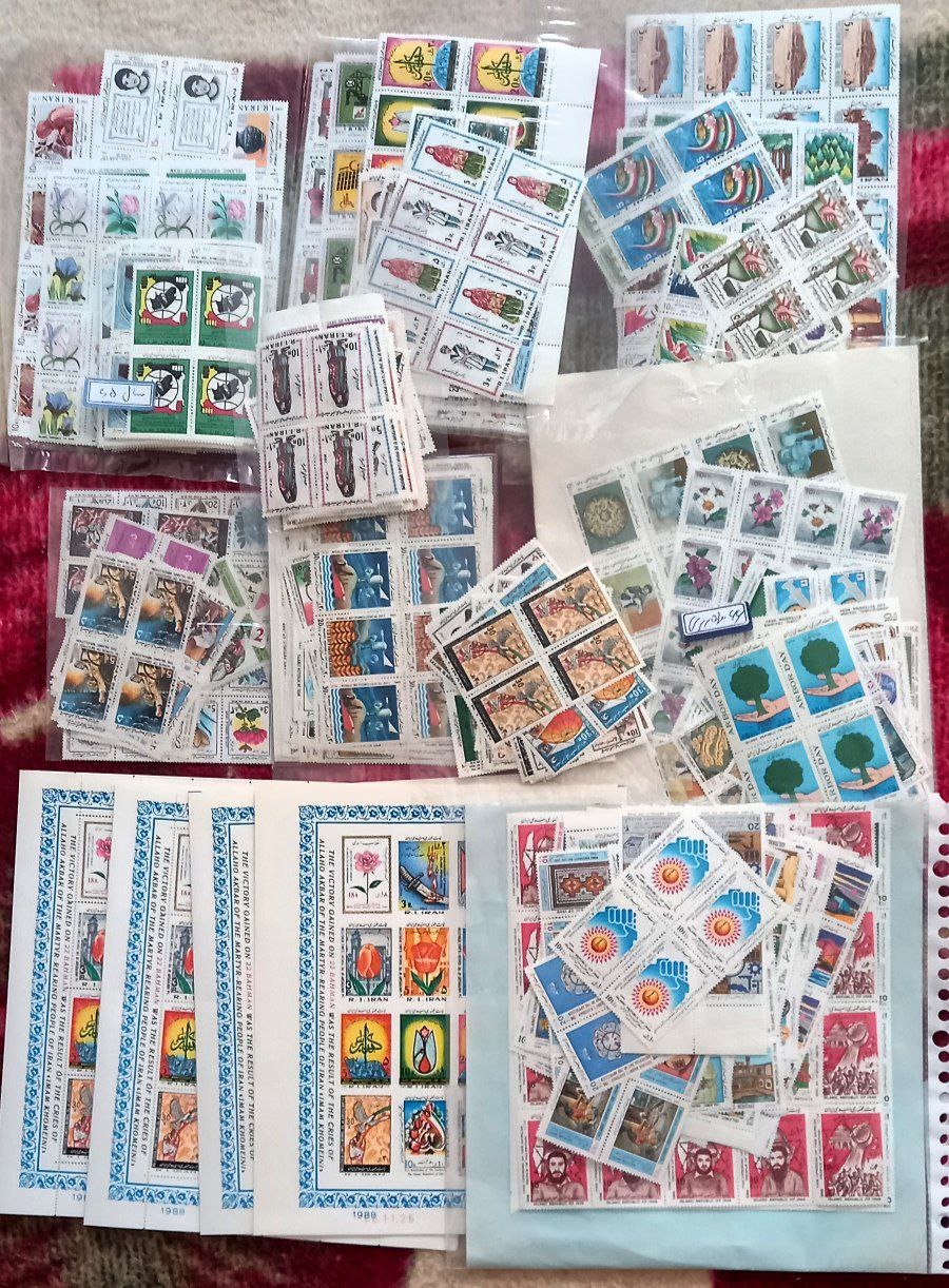سری کامل تمبر بلوکی سال 59 تا 68