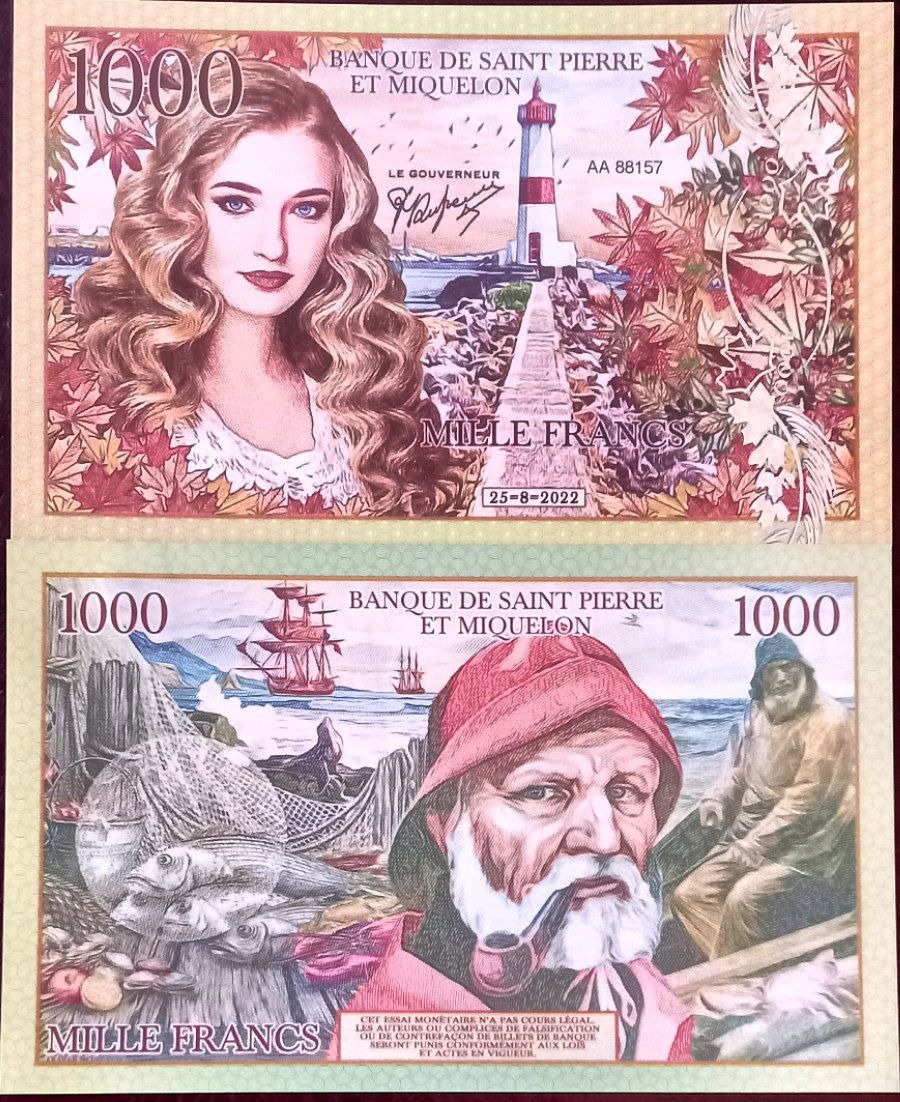 تک بانکی پلیمری 1000 فرانک سنت پیر