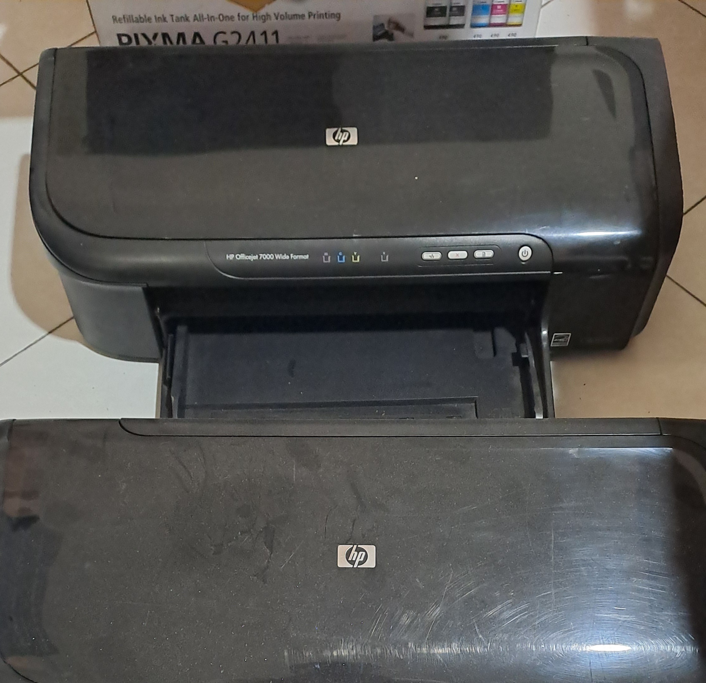 2 عدد پرینتر اچ پی hp 7000 a3