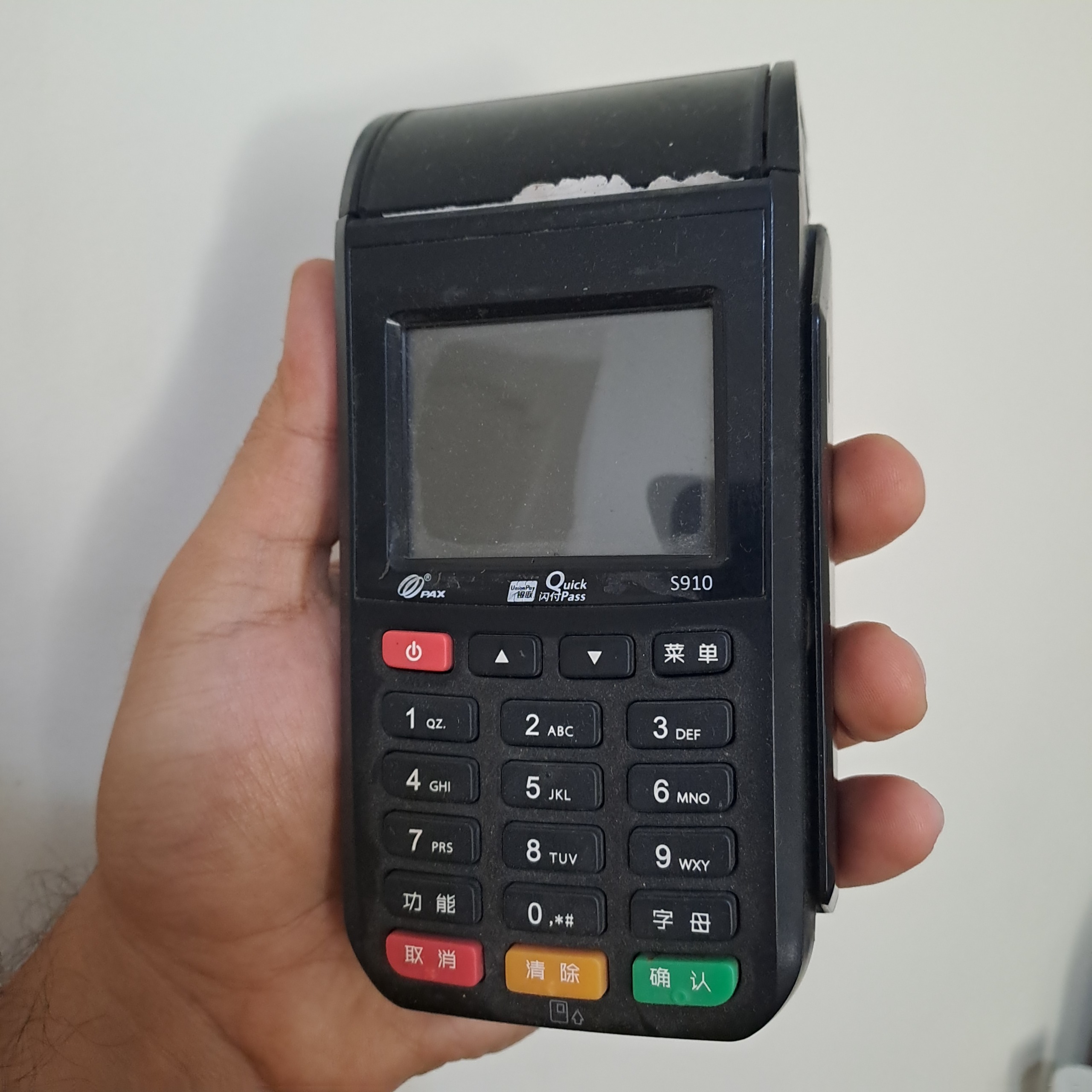 کارتخوان سیار پوز بیسیم pax s910 استوک