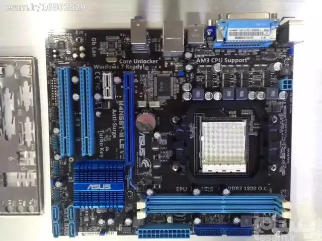 مادربرد ASUS -AMD -AM3-DDR3.دارای گرافیک آنبرد