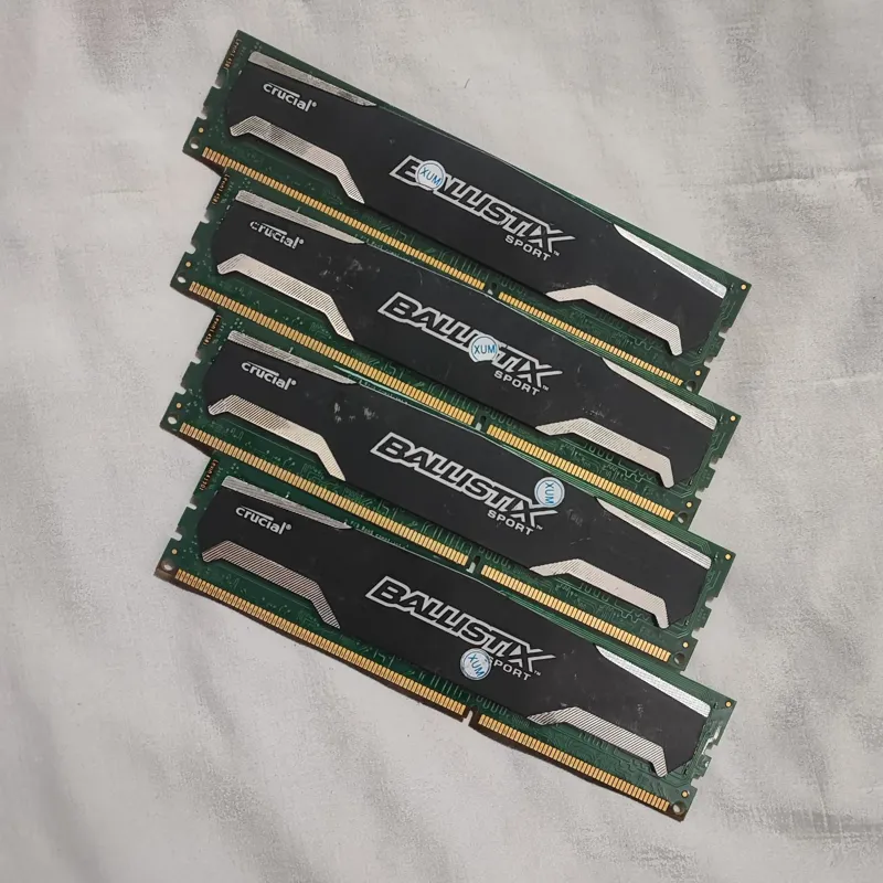 رم Ram 4G DDR3 Crucial