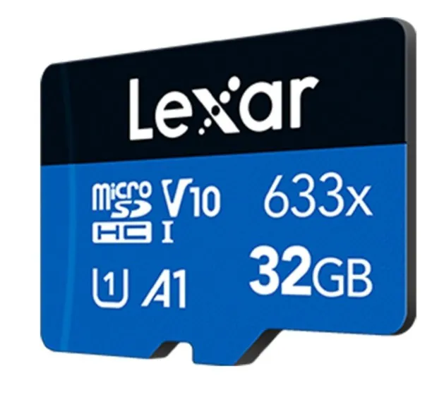 MicroSDXC  Lexar High Performance 633X  32G