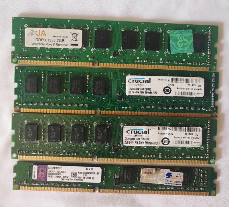 Ram DDR3 2G Mix Brand 1333