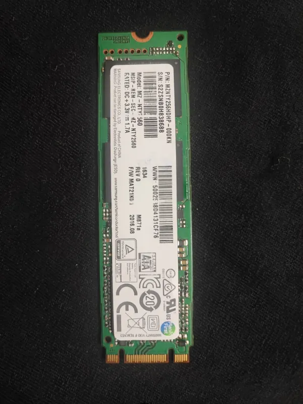 SSD 256G SumSung M2 دوشیار