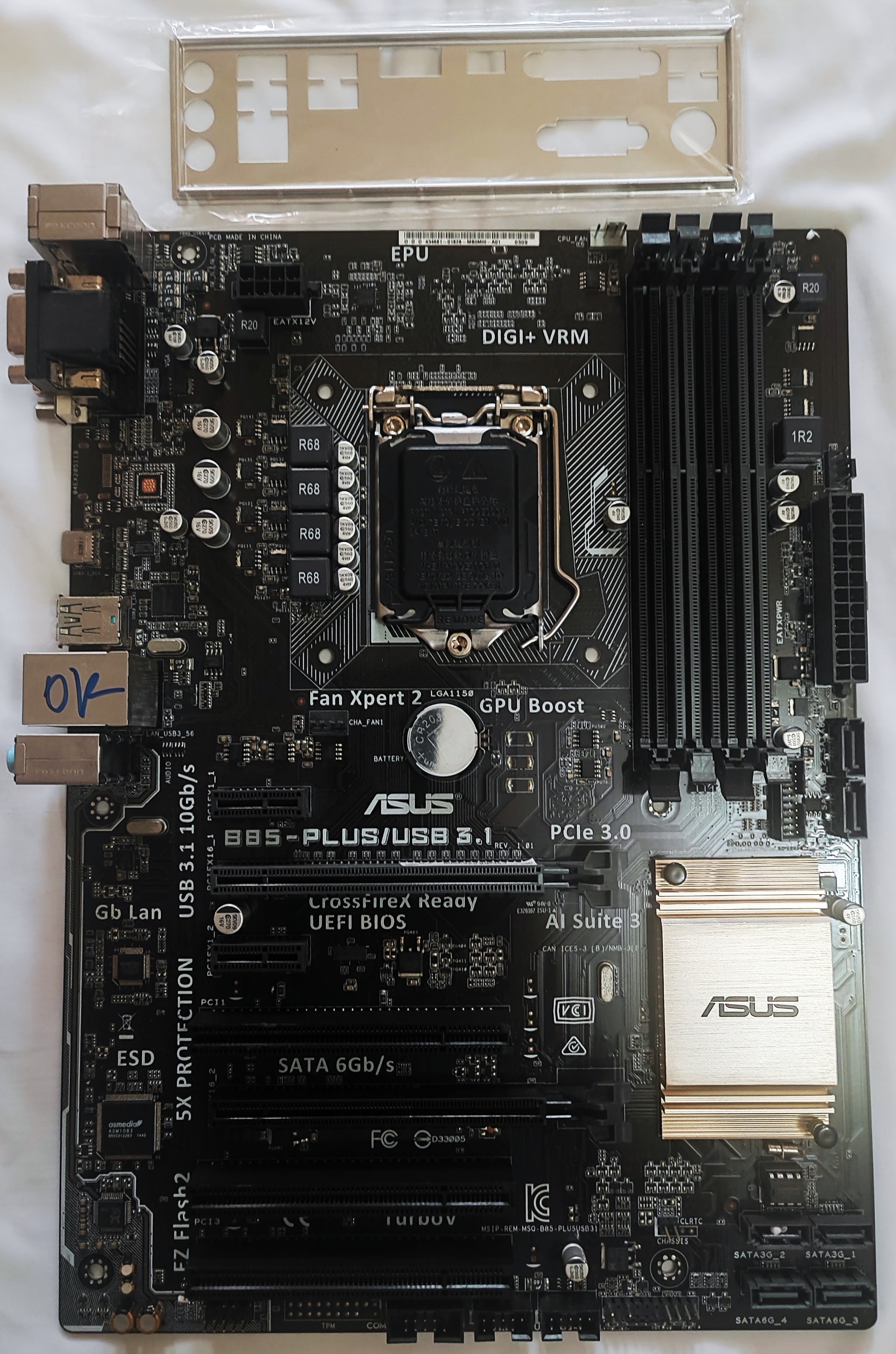 مادربورد ایسوس B85 Plus Usb 3.1