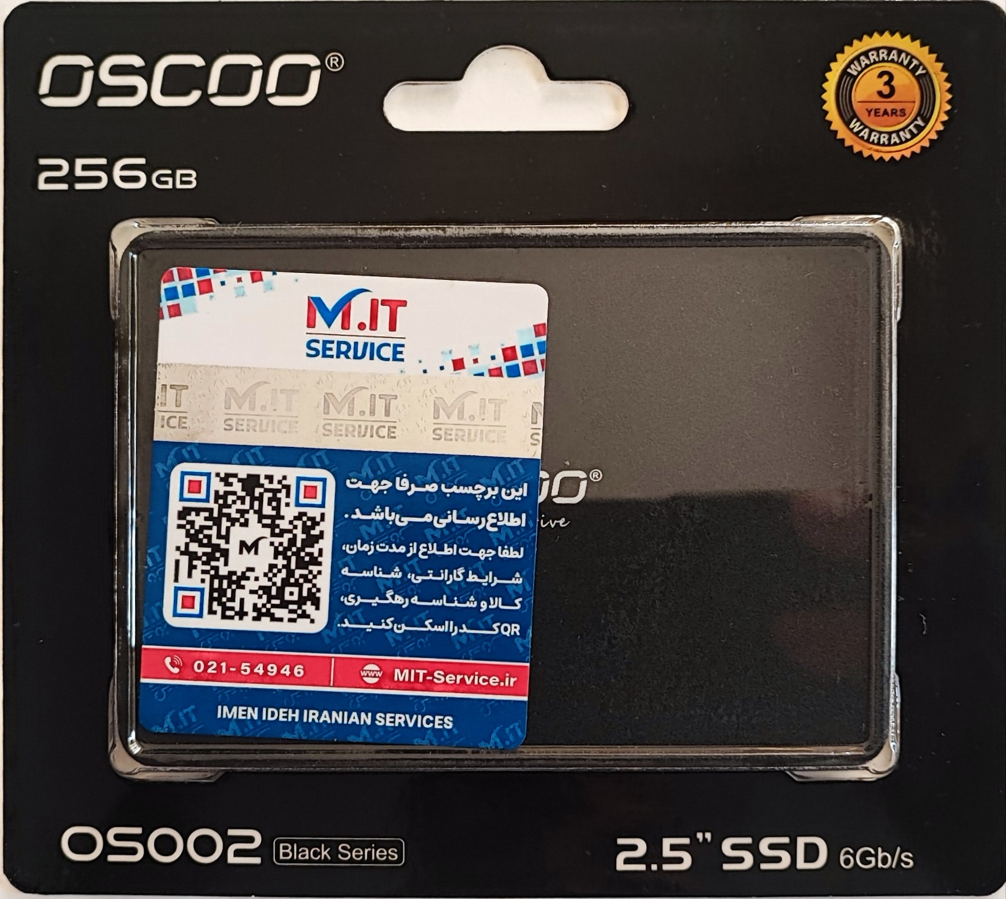 SSD 256G sata Oscoo Black