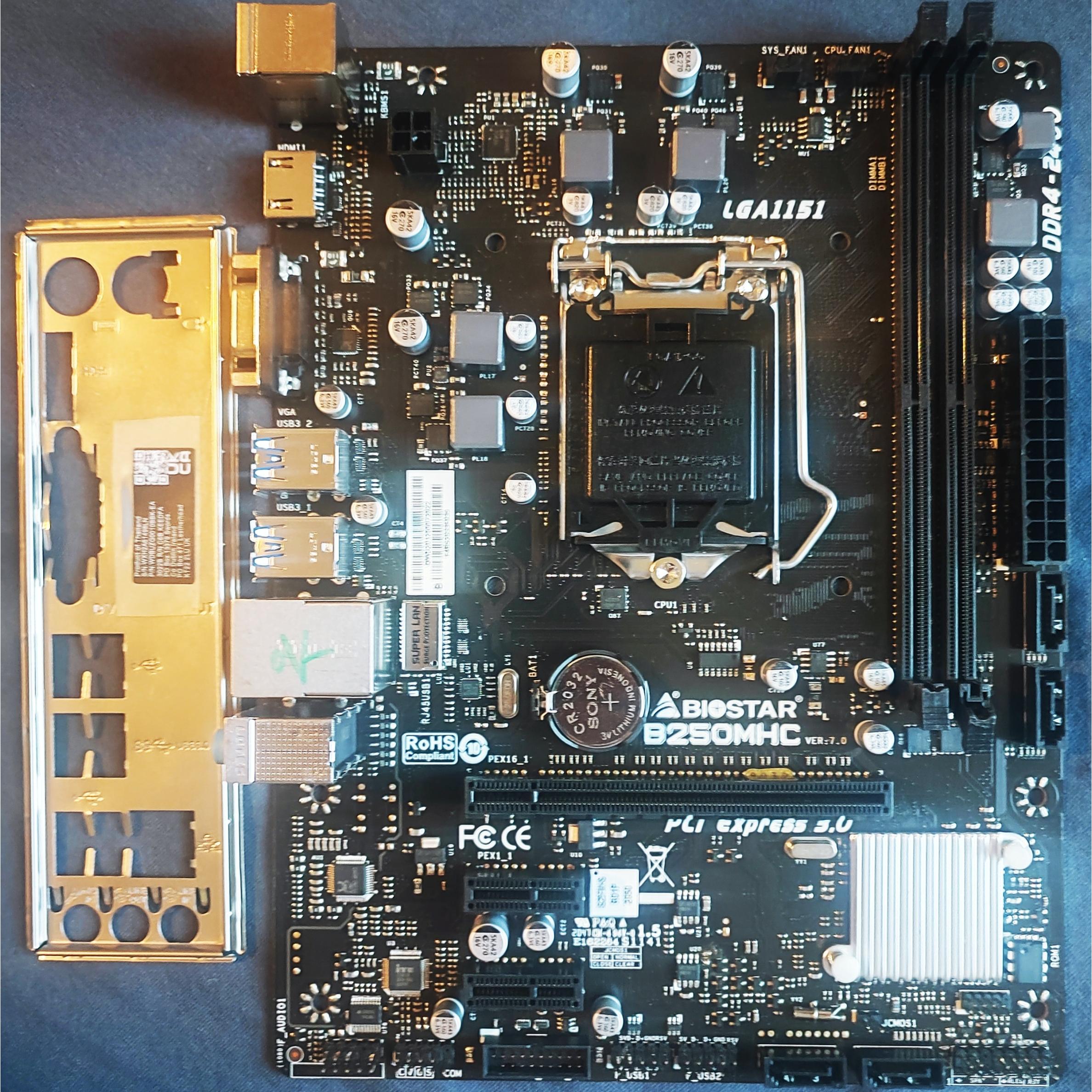 مادربورد بایوستار B250 MHC ساپورت نسل 6,7