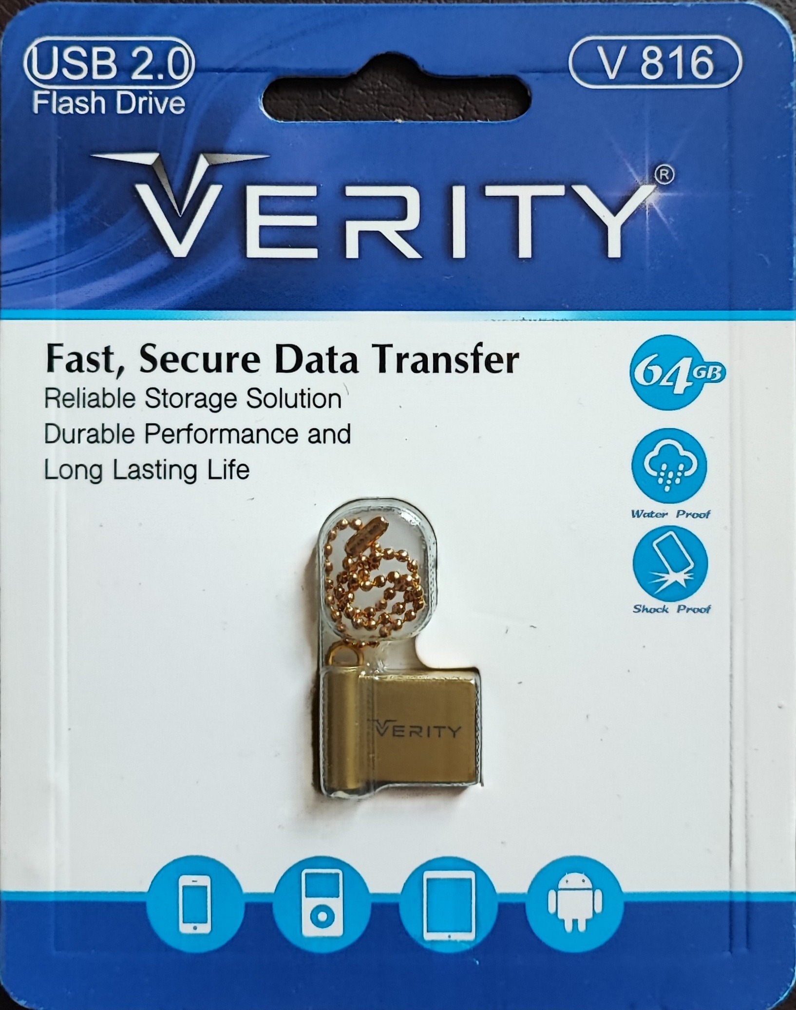 Flash Memory Verity 64G Usb2 V 816