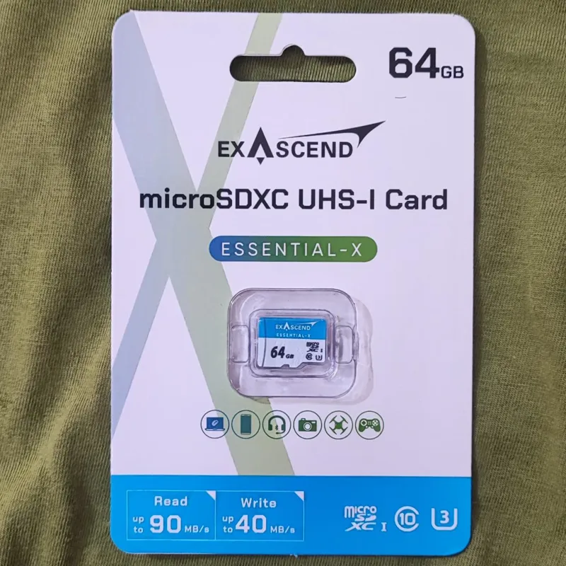 کارت حافظه MicroSDXC اگزاسند ظرفیت 64 گیگابایت