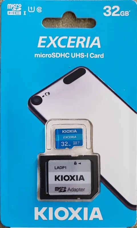  MicroSD Kioxia EXCERIA SDHC UHS-I U1 ظرفیت 32 گیگ