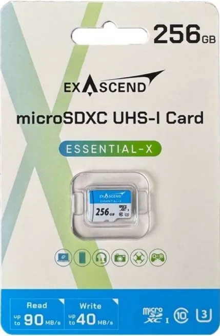 کارت حافظه MicroSDXC اگزاسند ظرفیت 256 گیگ