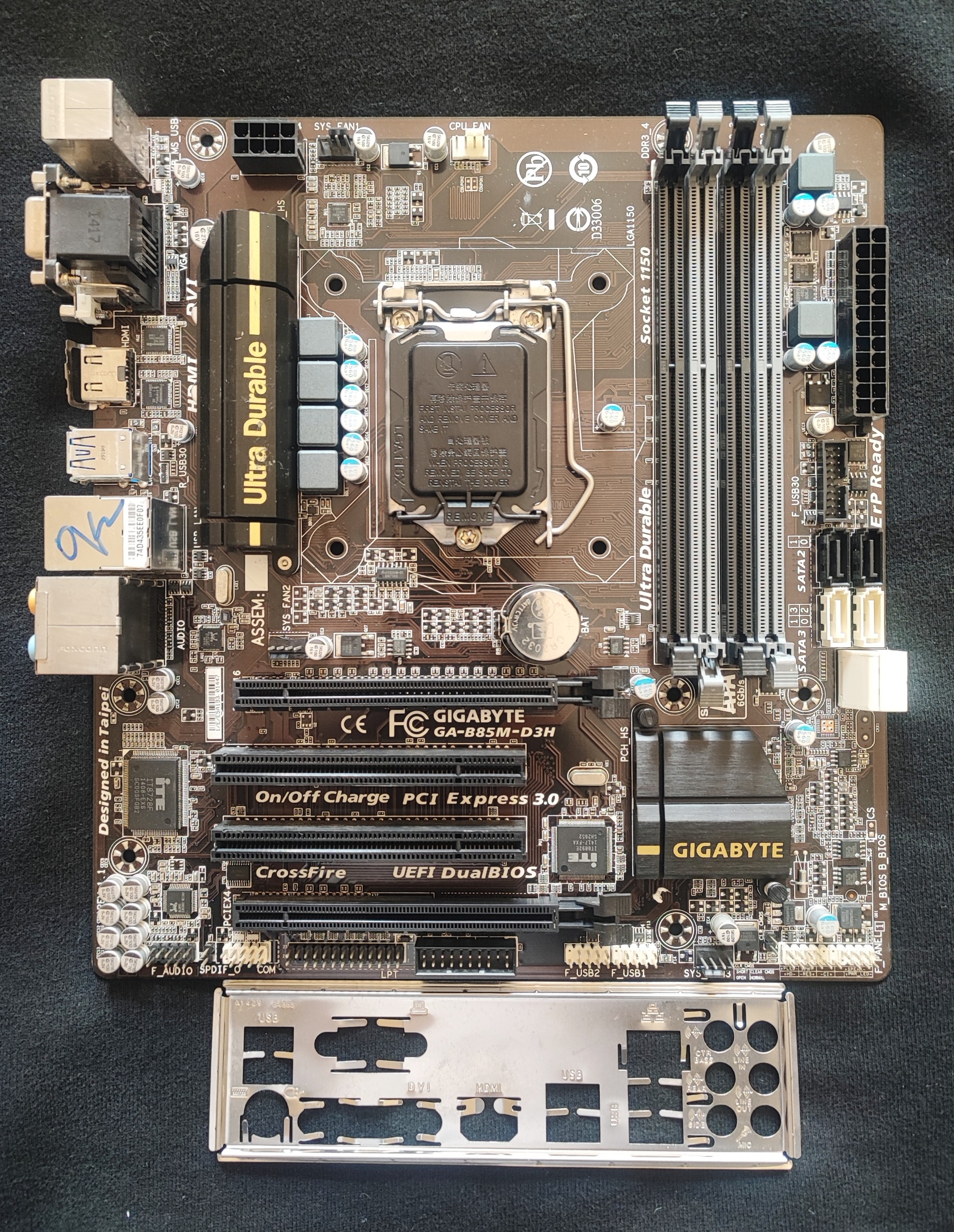 مادربورد گیگابایت GigaByte B85M D3H