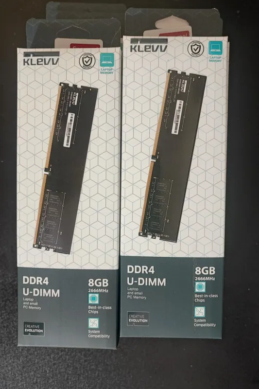 Ram 8G DDR4 klevv 2666