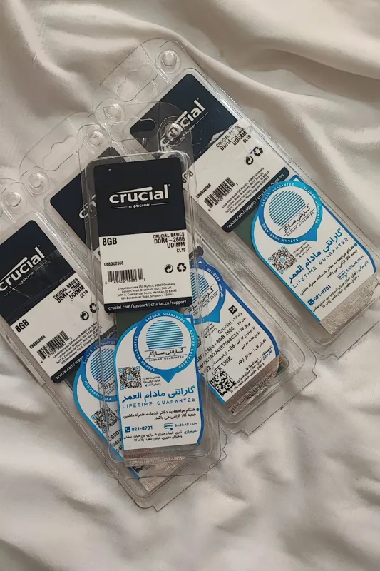 رم Crucial DDR4 8G 2666