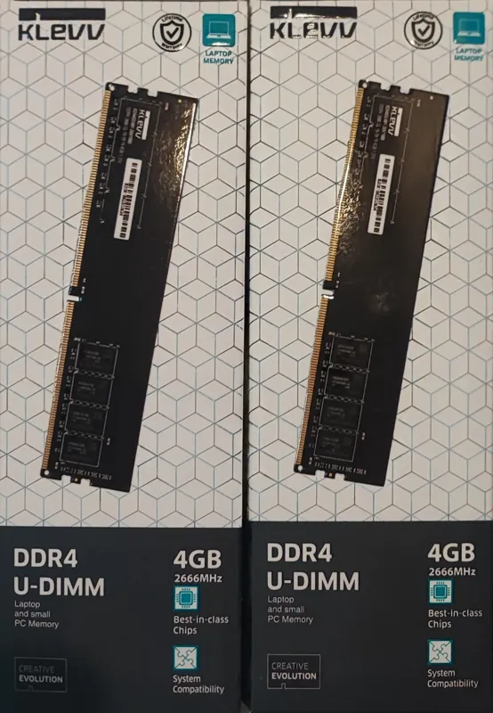 رم DDR4 کلو 2666MHz مدل Klevv U-DIMM ظرفیت 4 گیگ