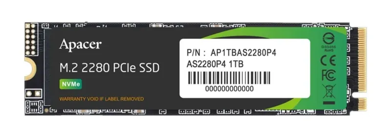 SSD اپیسر مدل AS2280P4 ظرفیت 256 گیگ