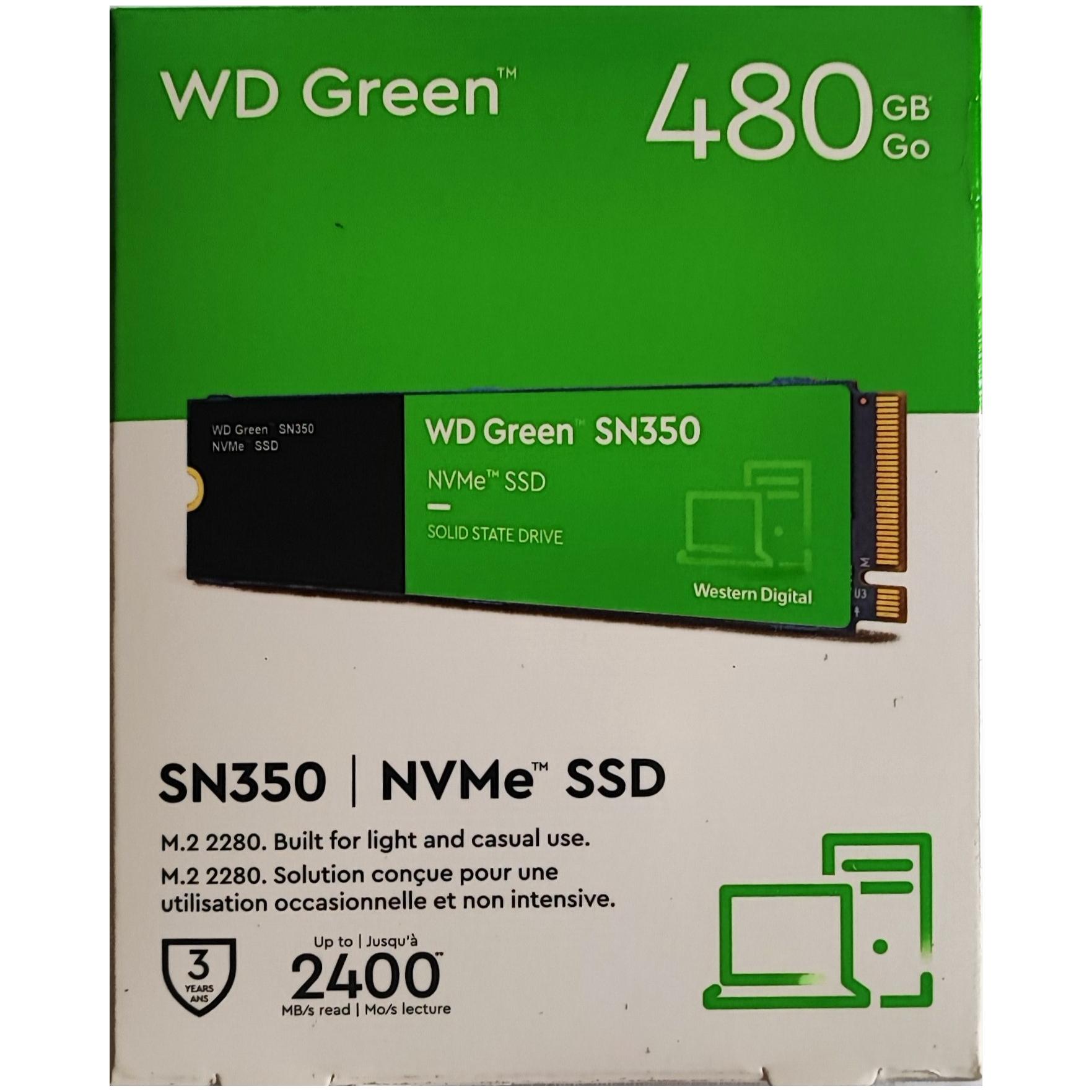 SSD Nvme WD Green 480G