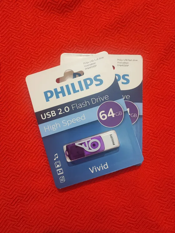 فلش مموری فیلیپس مدل Philips Vivid ظرفیت 64 گیگ