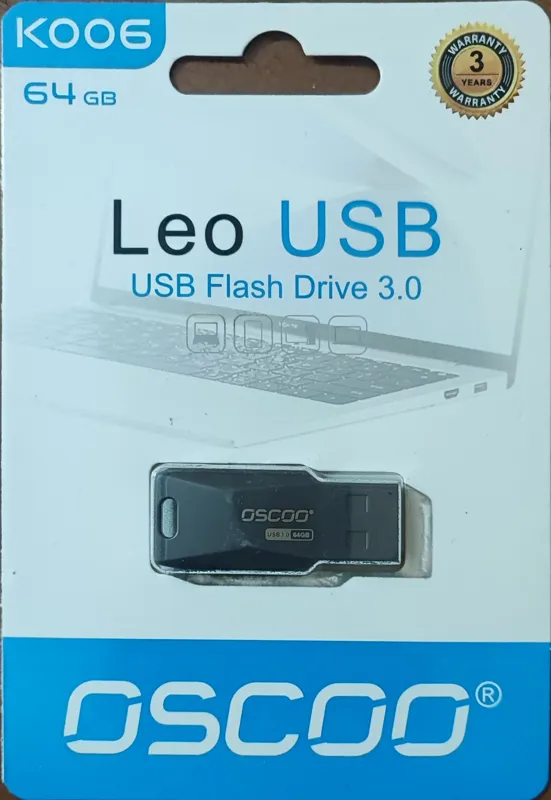 فلش مموری USB 3.2 اسکو مدل Oscoo K006 ظرفیت 64 گیگ