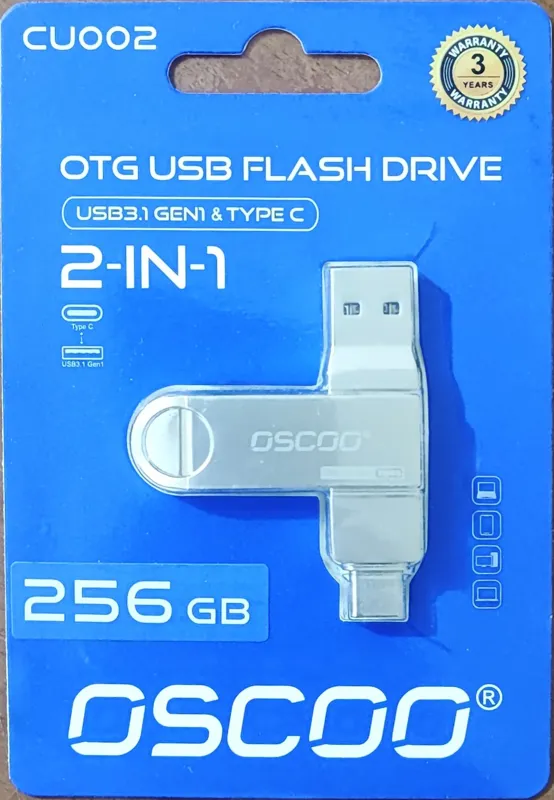 فلش مموری USB 3.1  USB-C اسکو 256 گیگ