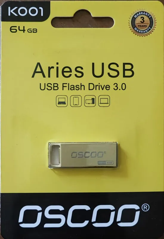 فلش مموری USB 3.0  Oscoo K001 ظرفیت 64 گیگ