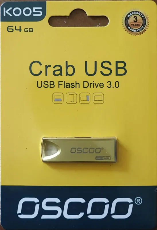 فلش مموری USB 3.0 Oscoo K005 ظرفیت 64 گیگ