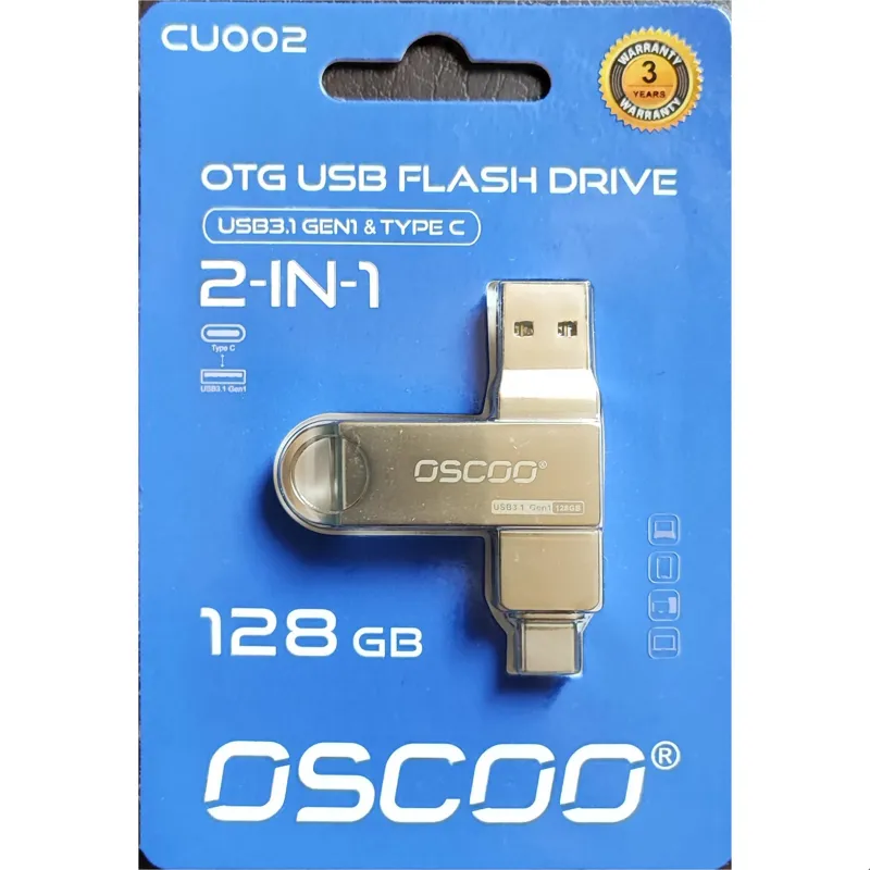 فلش USB 31 USB-C اسکو Oscoo CU002 ظرفیت 128G