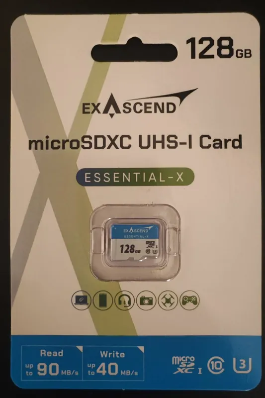 کارت حافظه MicroSDXC اگزاسند ظرفیت 128 گیگابایت