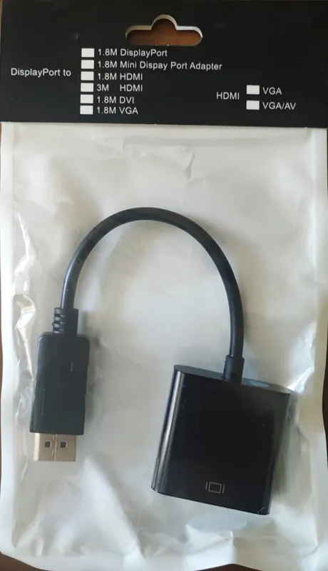 کابل تبدیل DisPlay Port To VGA