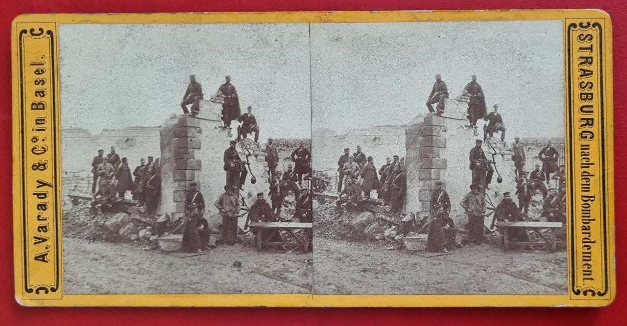 عکس استریوسکوپ 1880 استراسبورگ