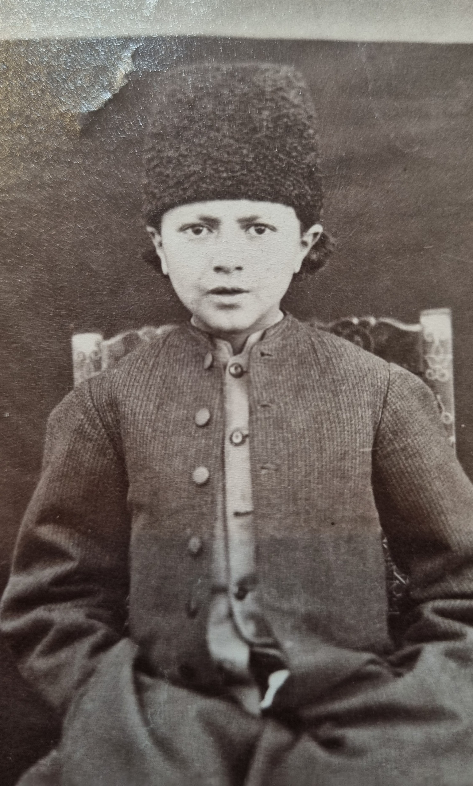 عکس قاجاری کودکی جلال الدوله پسر ظل السلطان