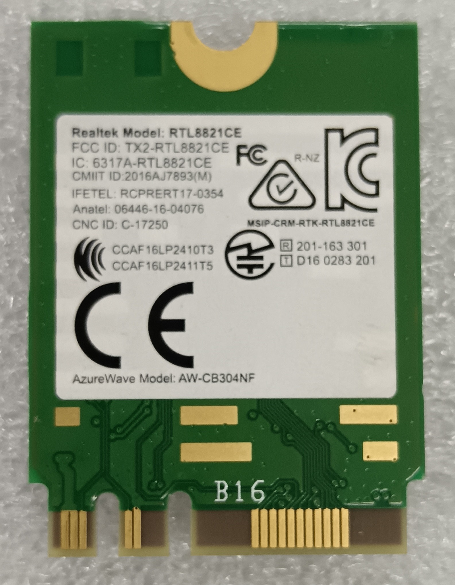 کارت شبکه بی سیم AZURE Wave مدل AW-CB304NF