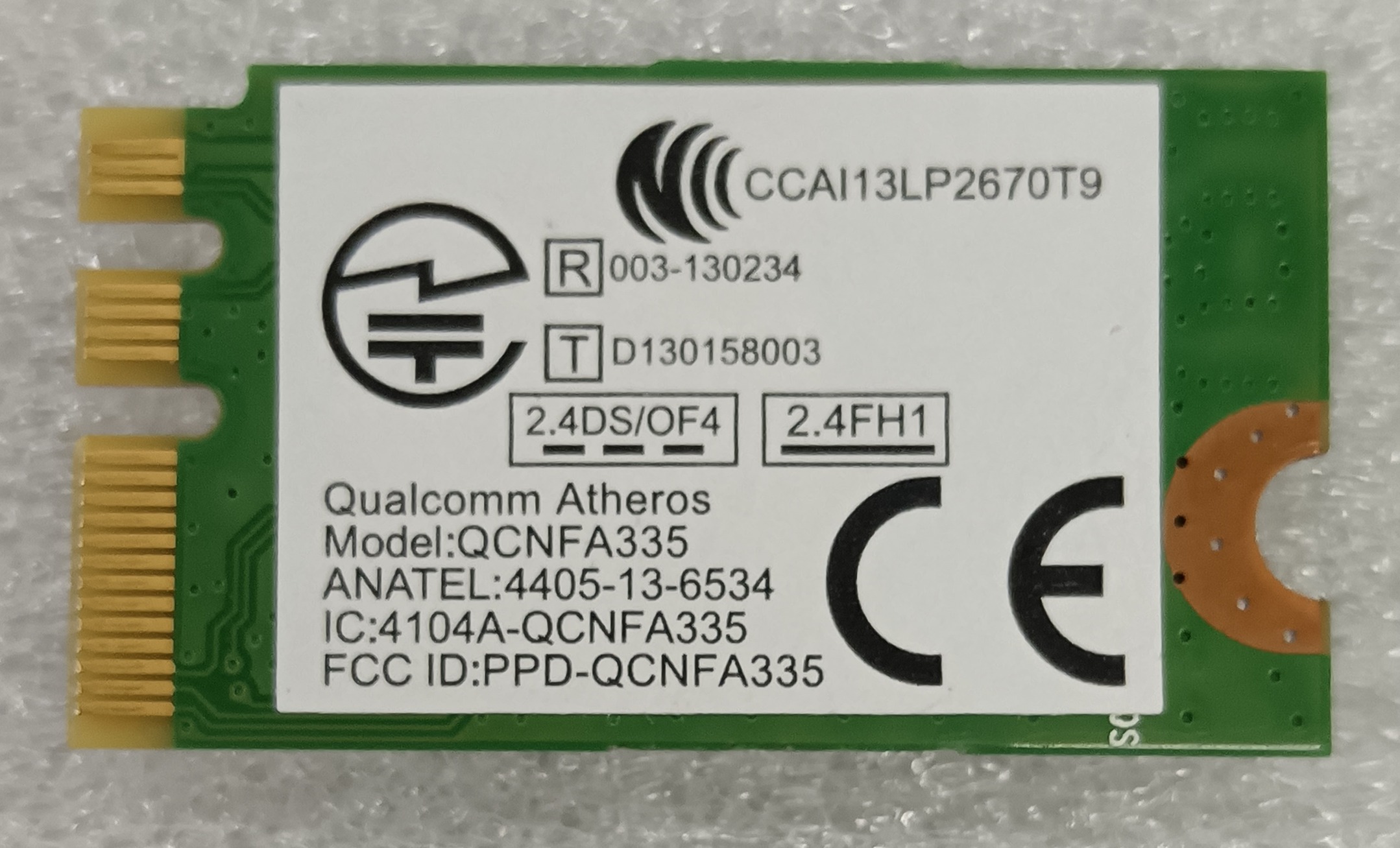 کارت شبکه بیسیم Atheros مدل QCNFA335