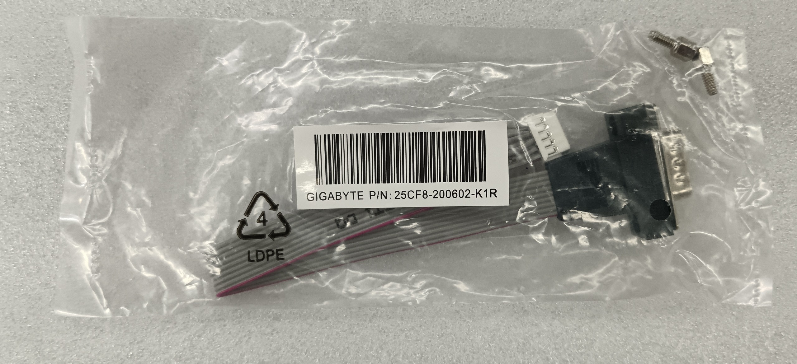 کابل اصلی گیگابایت RS232 به 10-پین مینی(25CF8)