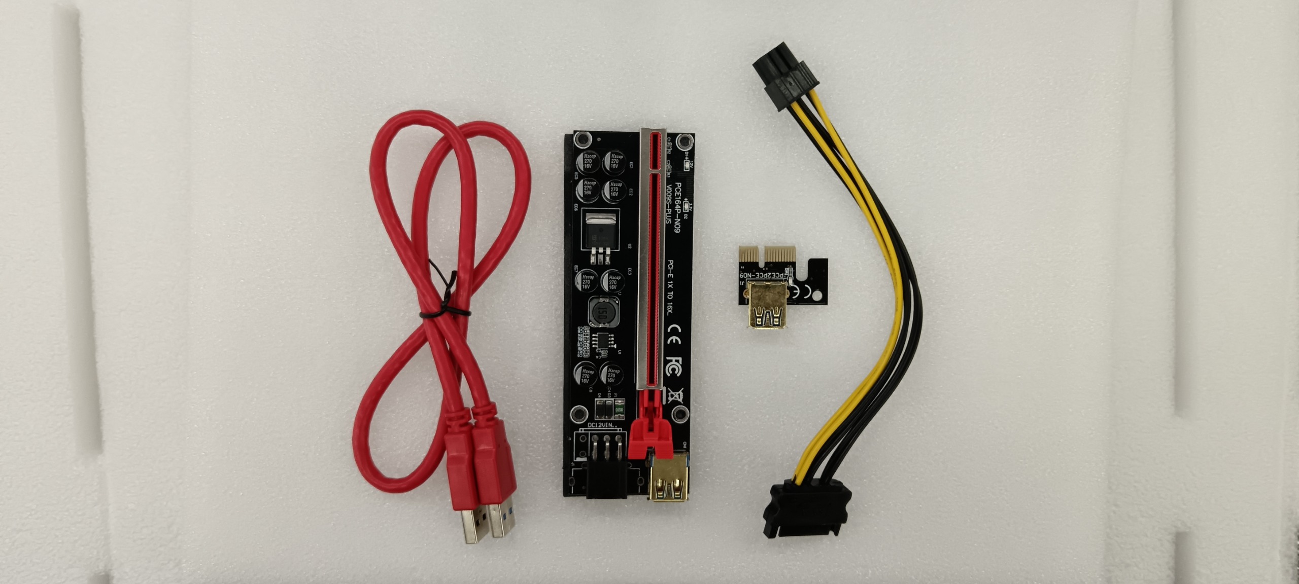 رایزر کارت گرافیک PCI-E-بسته 5 عددی