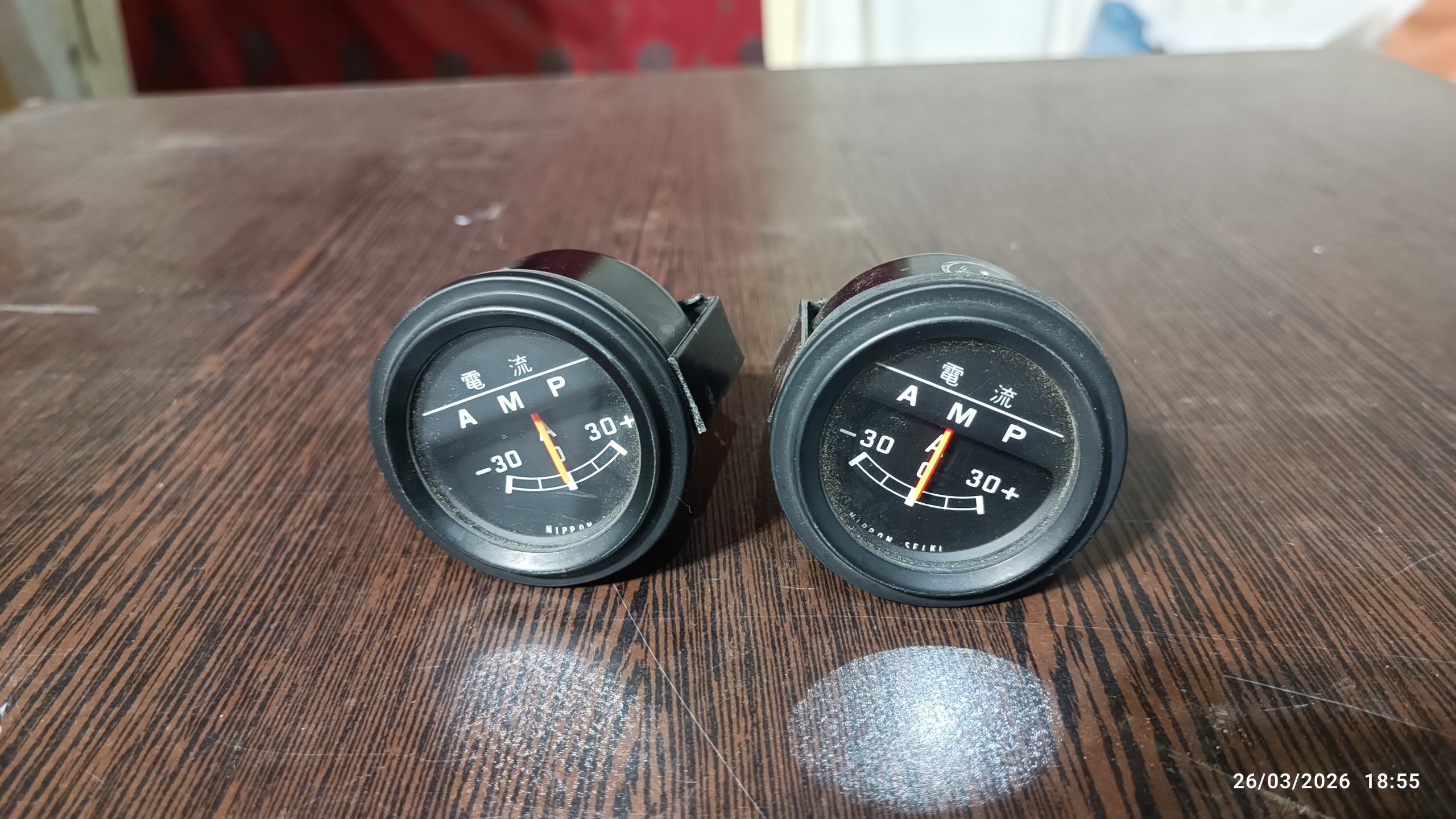 دو عدد امپر متر بسیار با کیفیت ژاپنی