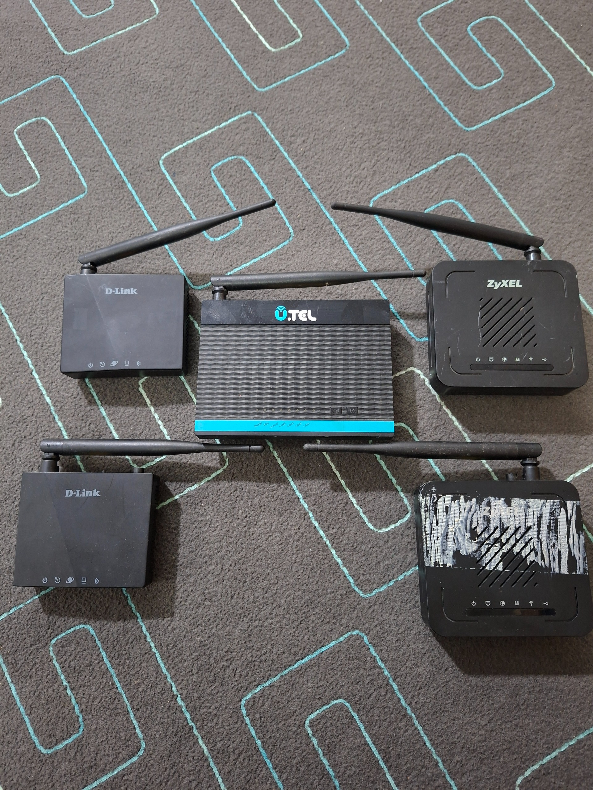 پنج عدد مودم سالم بدون اداپتور