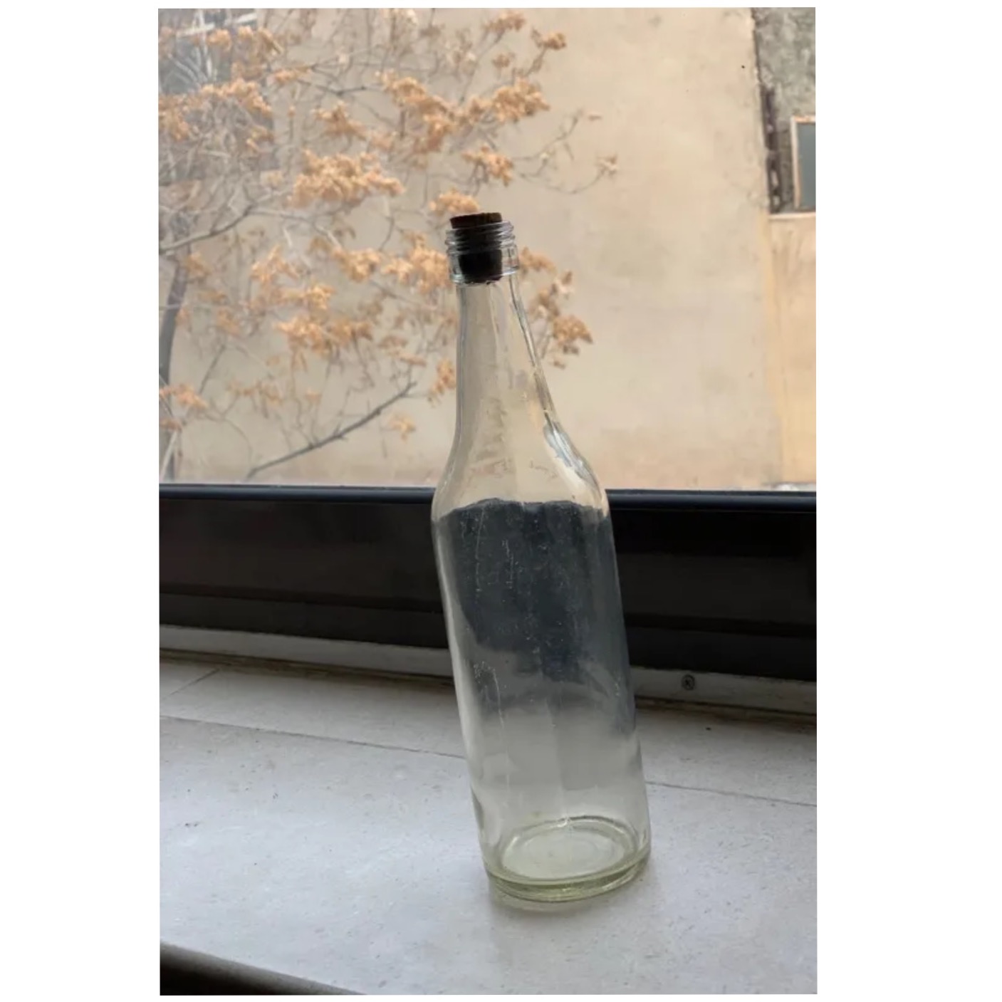 بطری خالی با چوب پنبه مال دوره قاجار