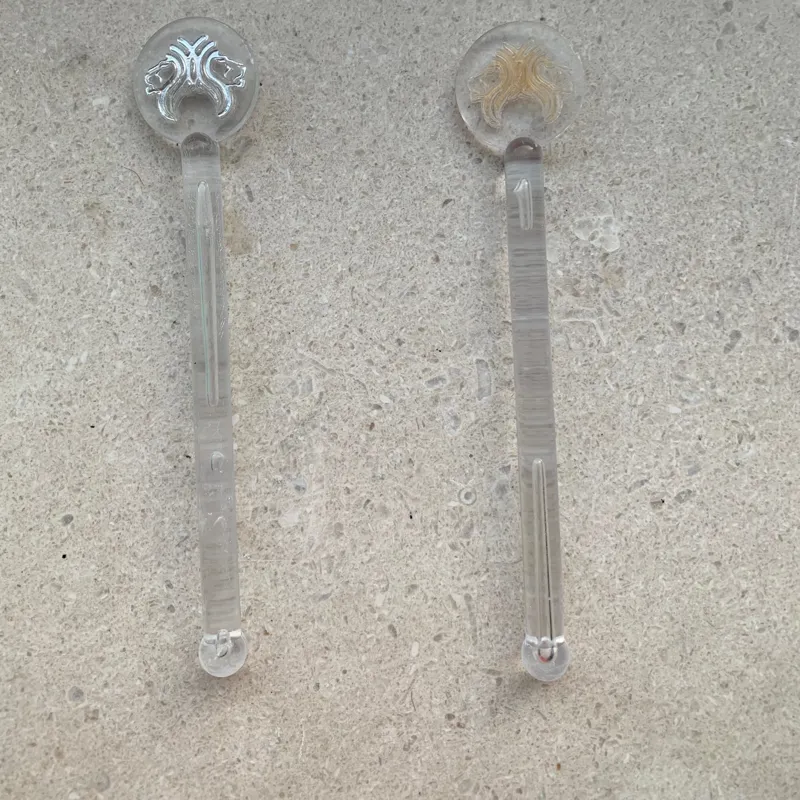 دو عدد قاشق همزمن قدیمی خارجی