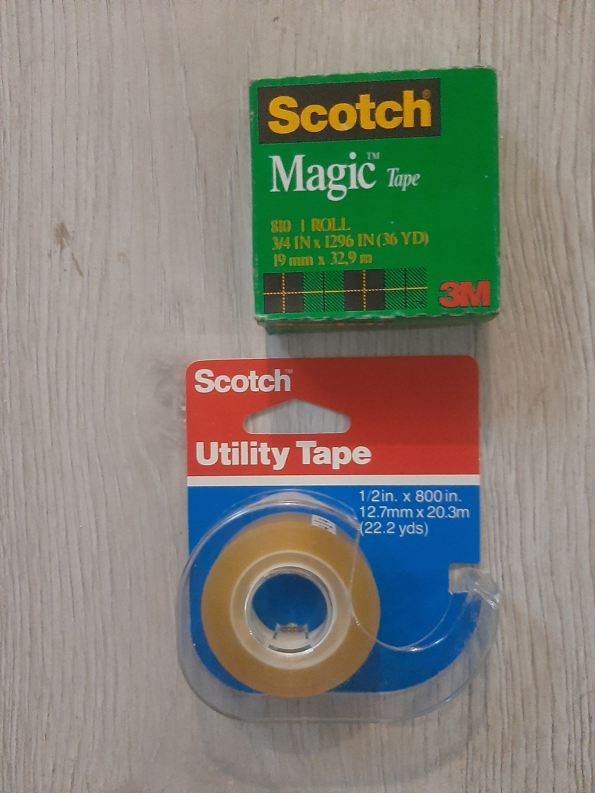 2عدد چسب Scotch اصل آمریکا قدیمی (توضیحات)