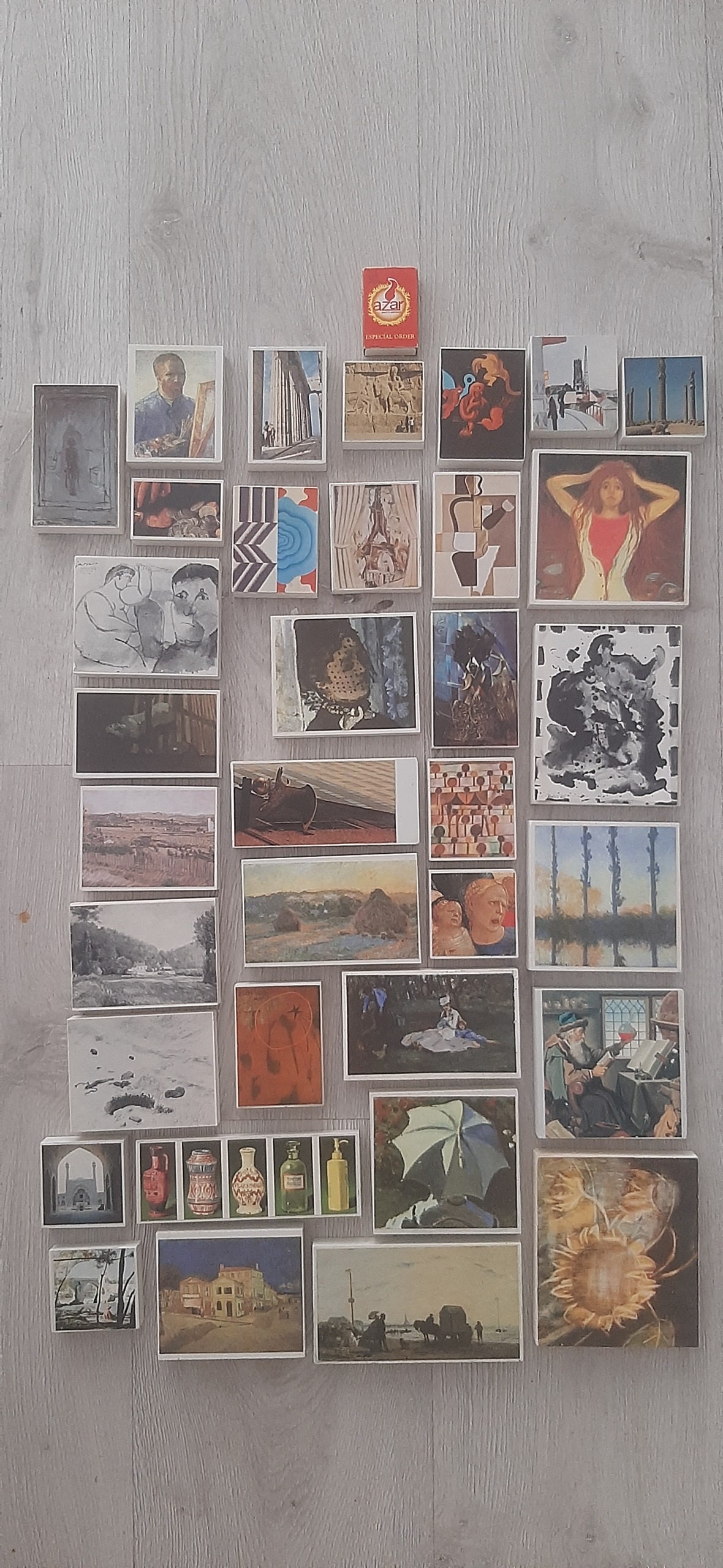 35 عدد تابلو نقاشی سایز کوچک  (توضیحات)