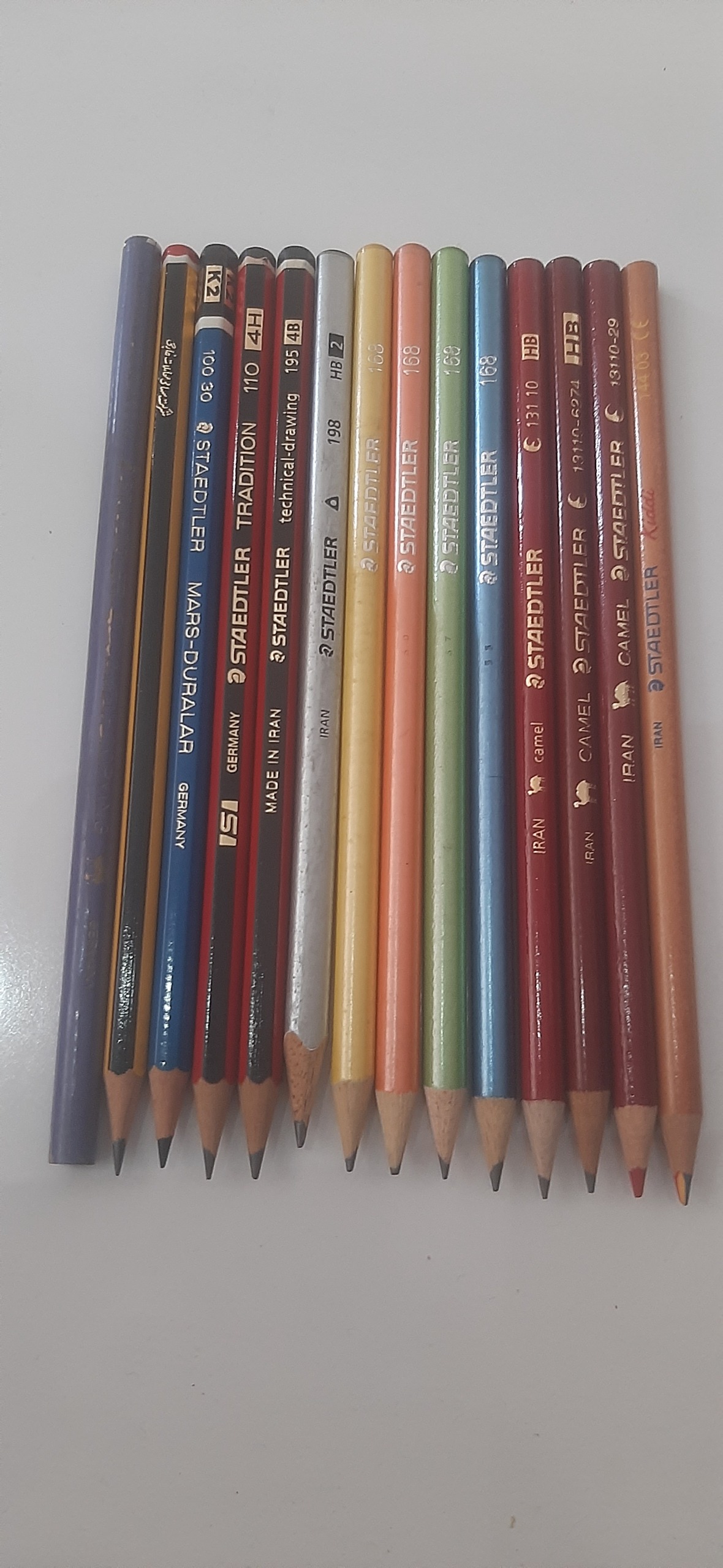 14 مدل مداد STAEDTLER قدیمی (توضیحات)