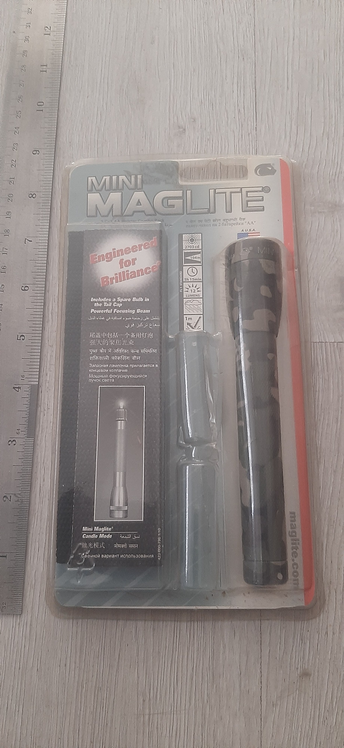 چراغ قوه قدیمی اصل آمریکا ( MAGLITE ) (توضیحات)