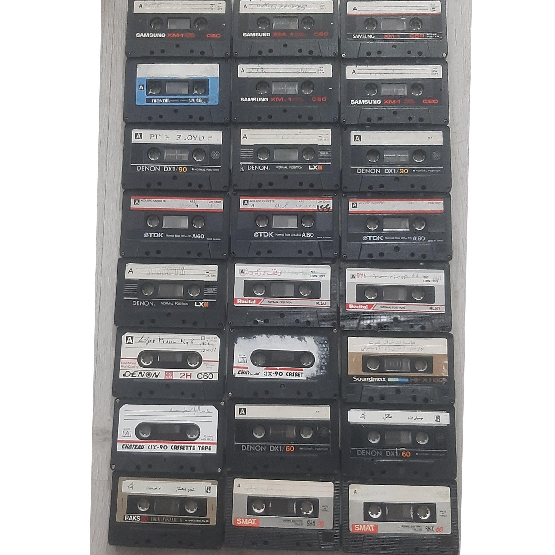 24 عدد نوارکاست استخوانی اصل ژاپن و کره (توضیحات